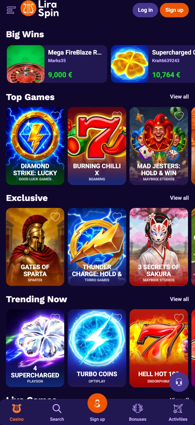 La Liraspin app